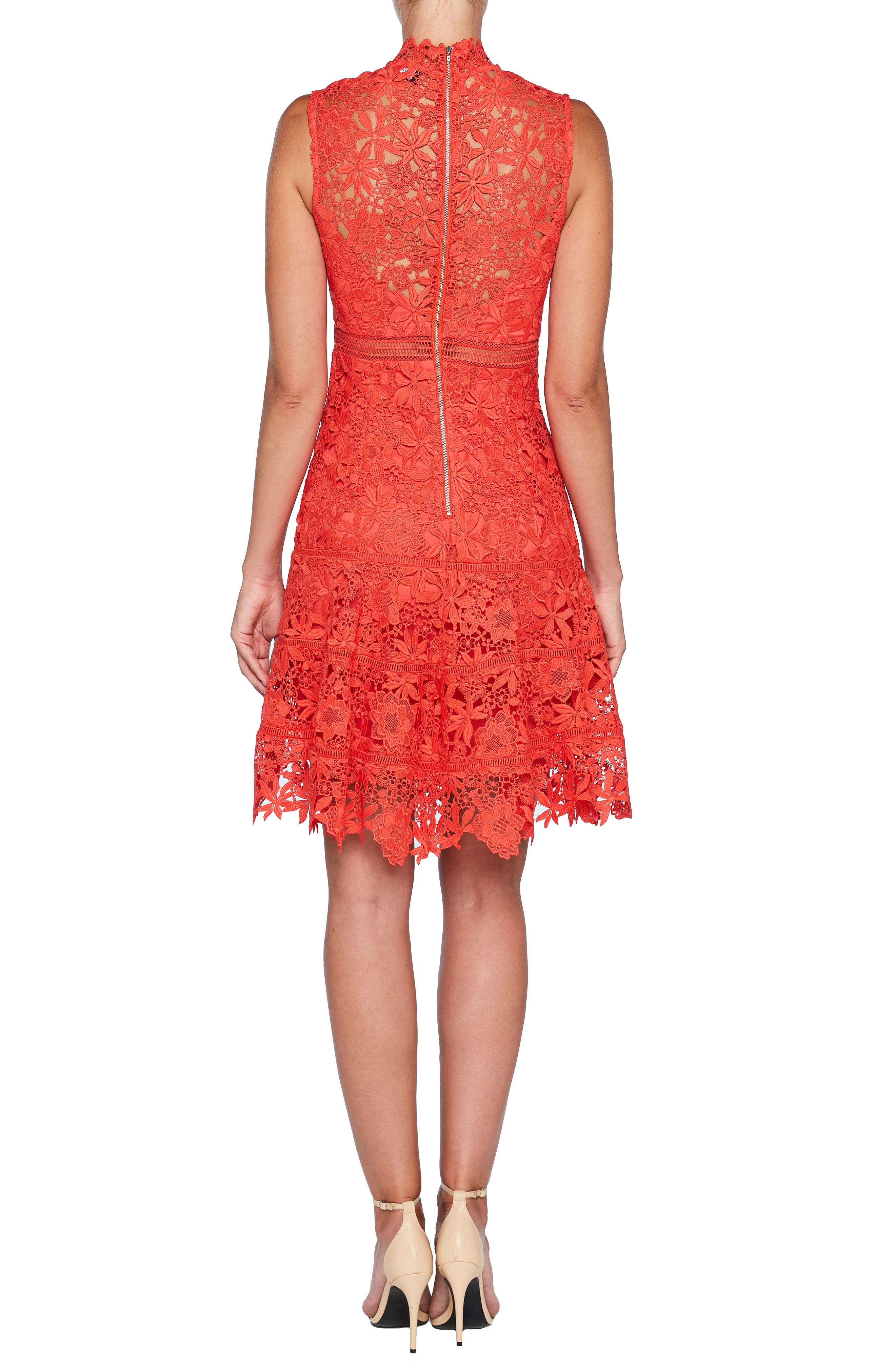 elise lace cocktail dress