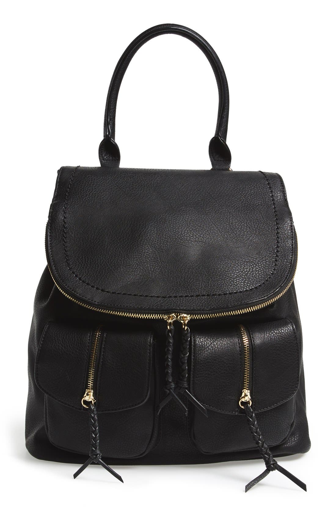 Sole Society Emery Faux Leather Backpack Nordstrom