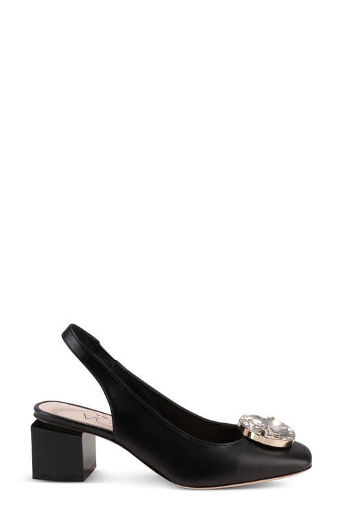 Shop Agl Attilio Giusti Leombruni Agl Angie Crystal Slingback Pump In Nero