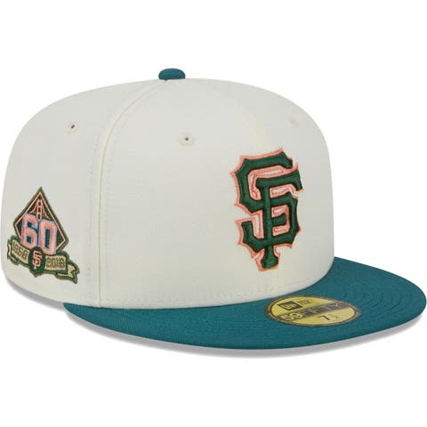 Men's New Era Graphite San Francisco Giants Print Undervisor 59FIFTY Fitted Hat