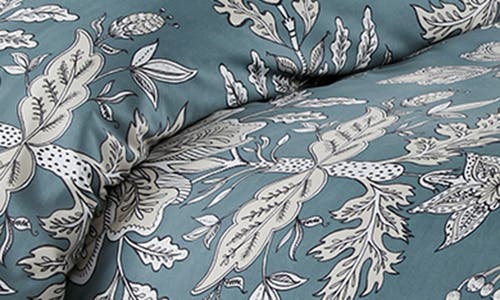 Southshore Fine Linens Vintage Garden Duvet Cover Set In Vintage Garden Smokey Blue