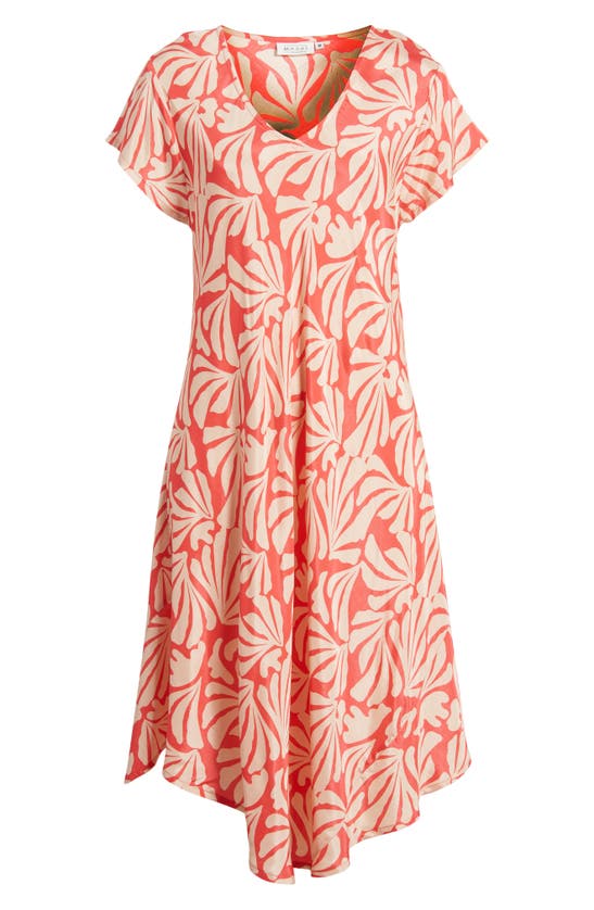 Shop Masai Copenhagen Nebili Print Shift Dress In Hibiscus