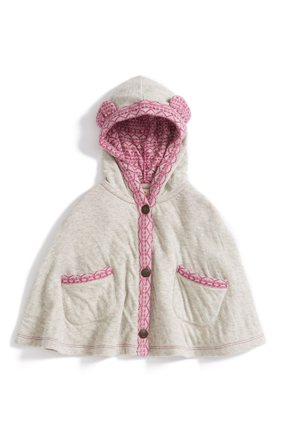 Tucker + Tate Embroidered Jersey Poncho Sweater (Baby Girls) Nordstrom