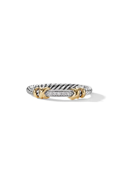 Petite Helena Wrap Ring with 18K Yellow Gold and Diamonds
