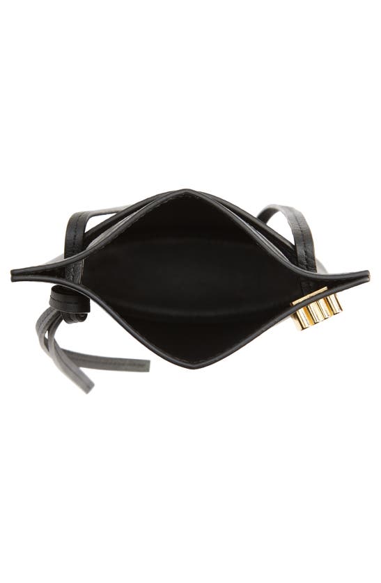 Loewe Dice Pocket Embellished Leather Shoulder Bag In Black ModeSens