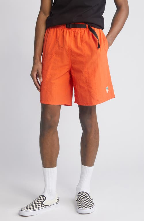 Stem Nylon Shorts in Orange