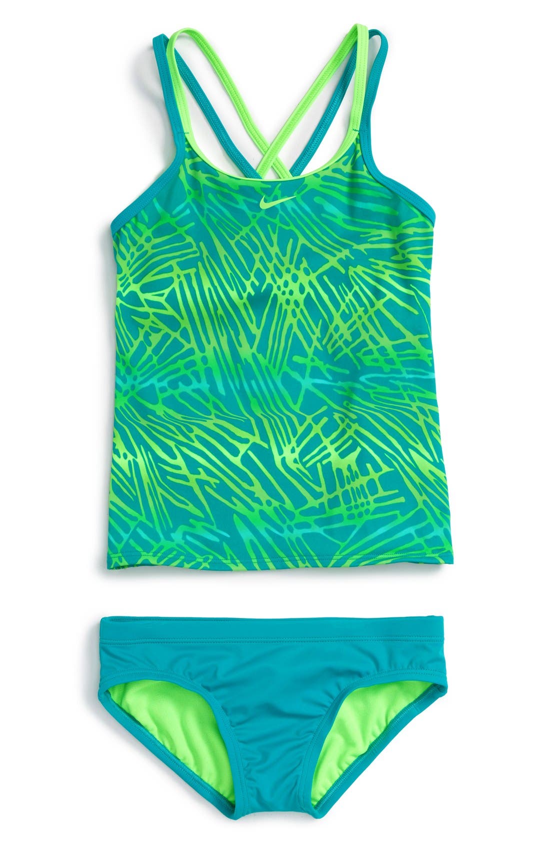 Nike 'Flux' TwoPiece Tankini Swimsuit (Big Girls) Nordstrom