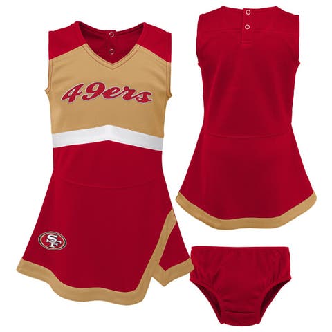 Toddler Scarlet San Francisco 49ers Red Zone Jersey & Pants Set