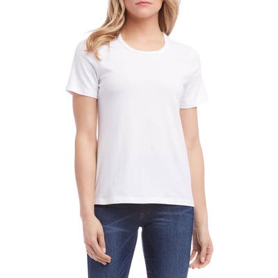Karen Kane Crewneck Tee, White