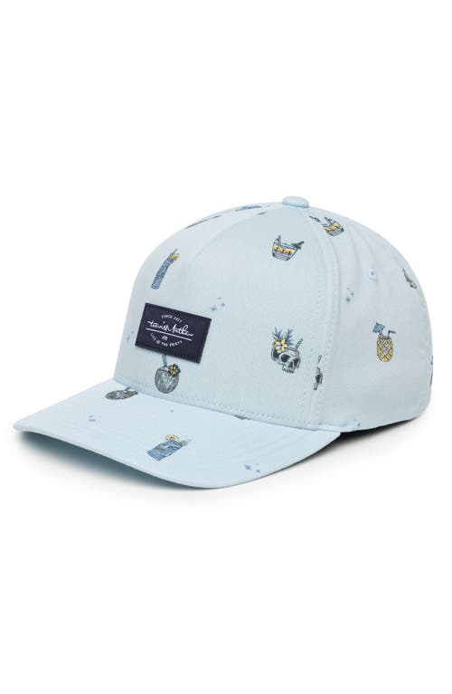 Travismathew Paradise Cove Fitted Baseball Cap In Blue