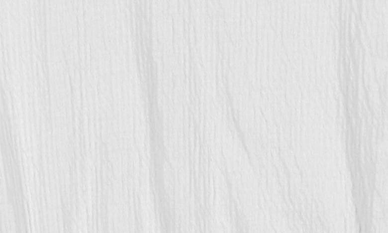 Maniere Gauze Bodysuit In White