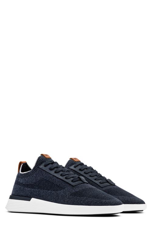 Wolf & Shepherd Supremeknit Sock Sneaker In Navy/white