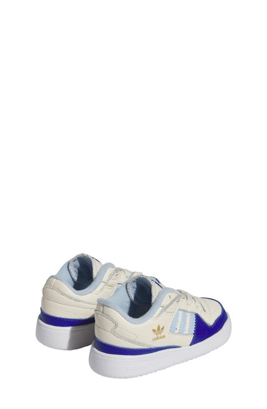 Shop Adidas Originals Adidas Kids' Forum Low Basketball Sneaker In Cream White