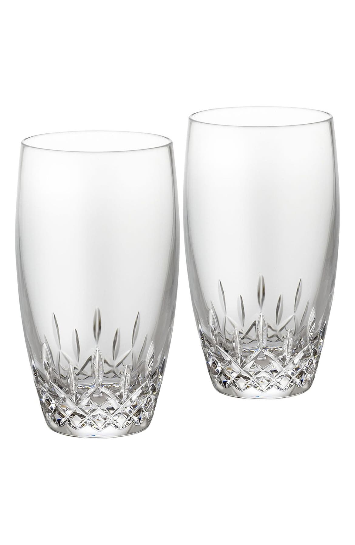 Waterford Lismore Essence Lead Crystal Highball Glasses Set Of 2
