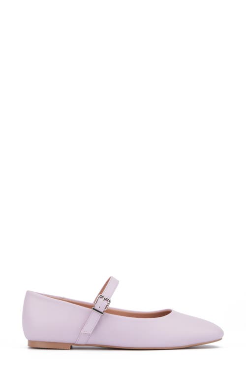 New York And Company Page Mary Jane Ballet Flat In Lilac