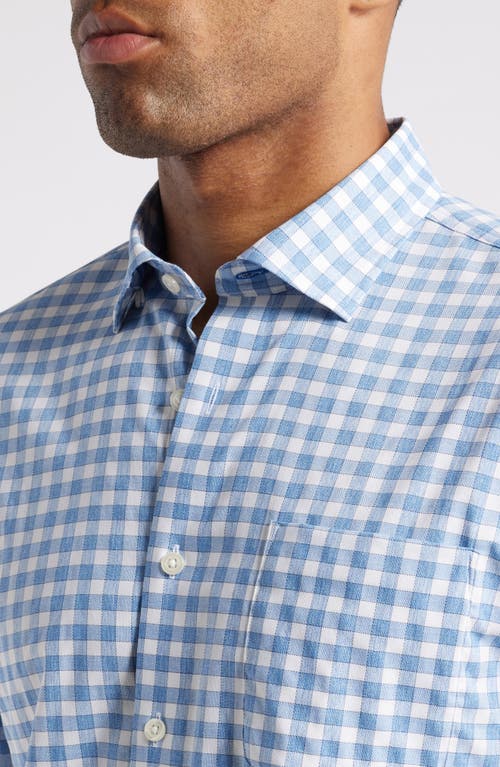 Johnnie-o Allworth Prep-formance Check Button-up Shirt In Wake