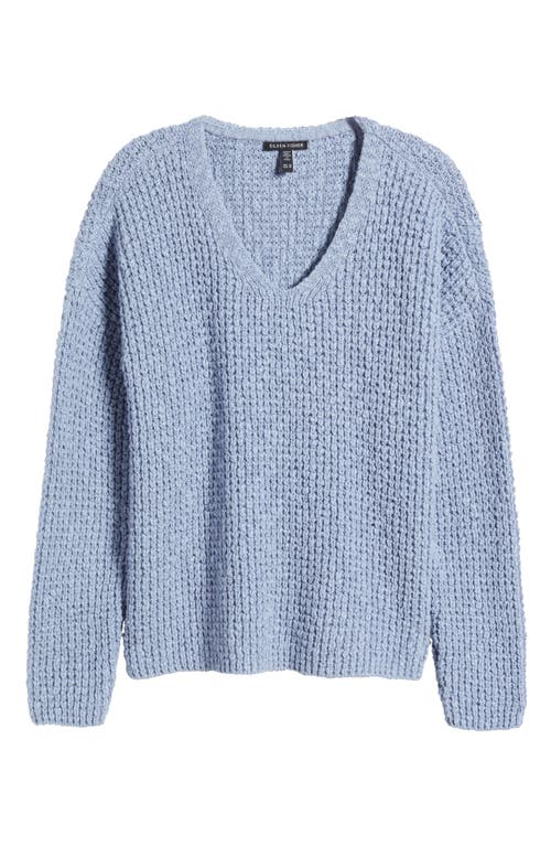 Shop Eileen Fisher Organic Cotton Sweater In Delphine