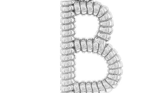 SIMONA SIMONA CROISSANT INITIAL PENDANT NECKLACE