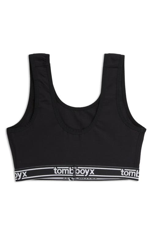 Tomboyx Essentials Soft Bra In Black Logo