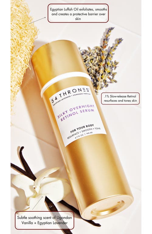 54 THRONES 54 THRONES SILKY OVERNIGHT RETINOL SERUM 