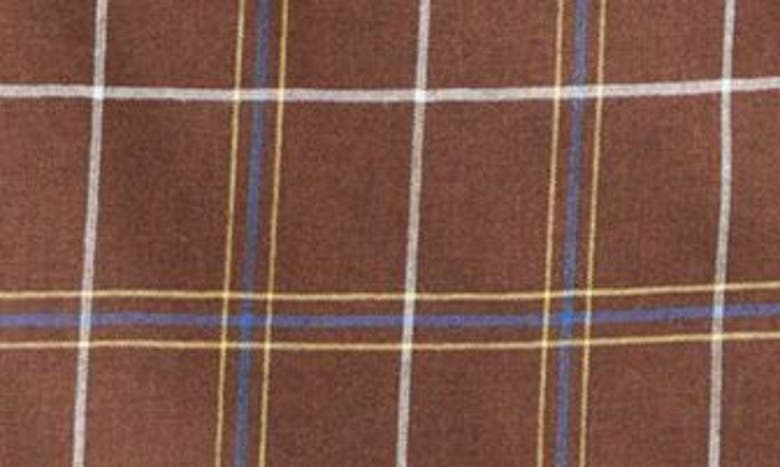 Bode Dunham Plaid Double Breasted Sport Coat In Brown Multi