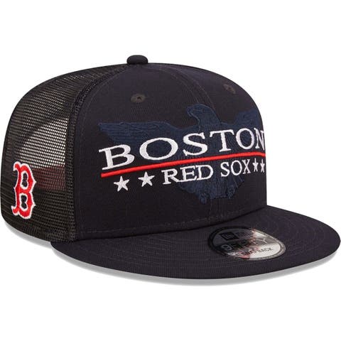 Boston Red Sox Fanatics Branded Iconic Circle Patch Trucker