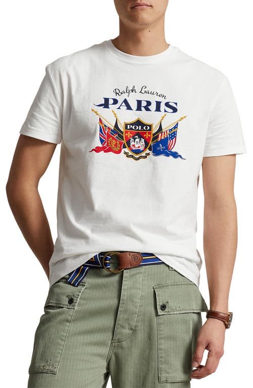 Graphic T-Shirt in Classic Oxford White