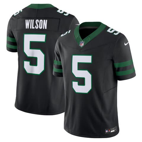 Men's Nike Garrett Wilson Legacy Black New York Jets Alternate Vapor F ...