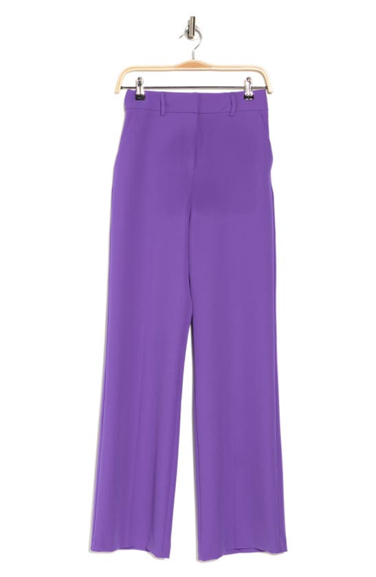 ASOS DESIGN WIDE LEG FLARE CUT TROUSERS