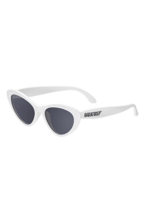 Babiators Kids' Wicked Cat Eye Sunglasses in Wicked White at Nordstrom, Size 3-5 Y