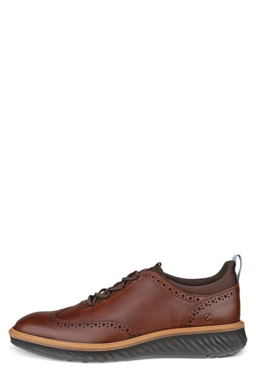 Shop Ecco St.1 Hybrid Wingtip Derby In Cognac