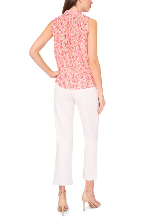 Shop Halogenr Halogen(r) Pleated Chiffon Sleeveless Top In Seashell Pink