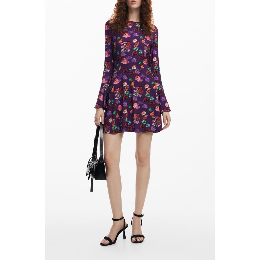 Desigual Dress In Purple