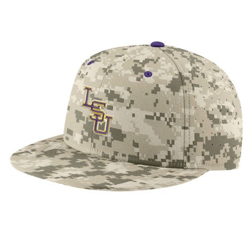 Men's Nike Purple LSU Tigers Baseball True Performance Fitted Hat