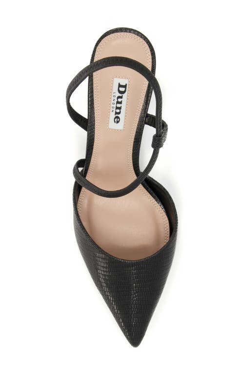 Shop Dune London Citrus Pointed Toe Ankle Strap Pump In Black