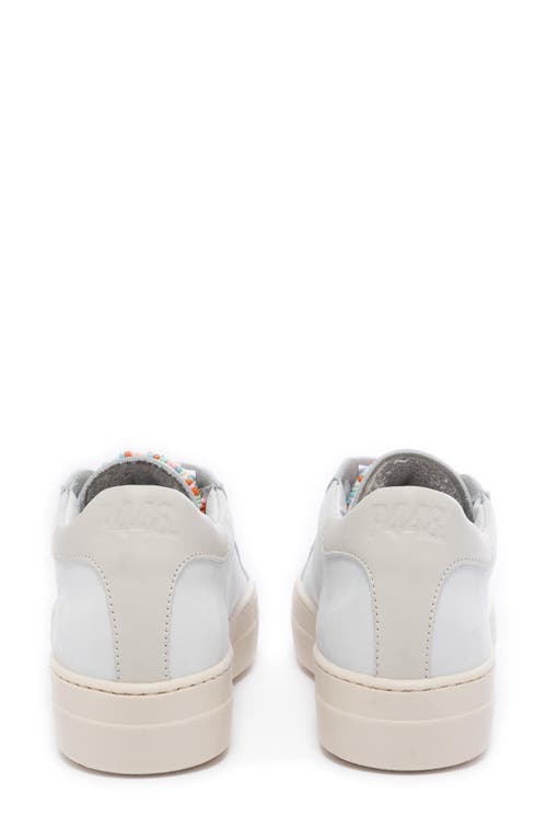 P448 Thea Platform Sneaker In Pinatta/white