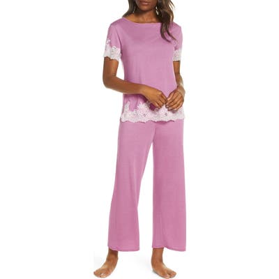 Natori Luxe Shangri-La Pajamas, Pink