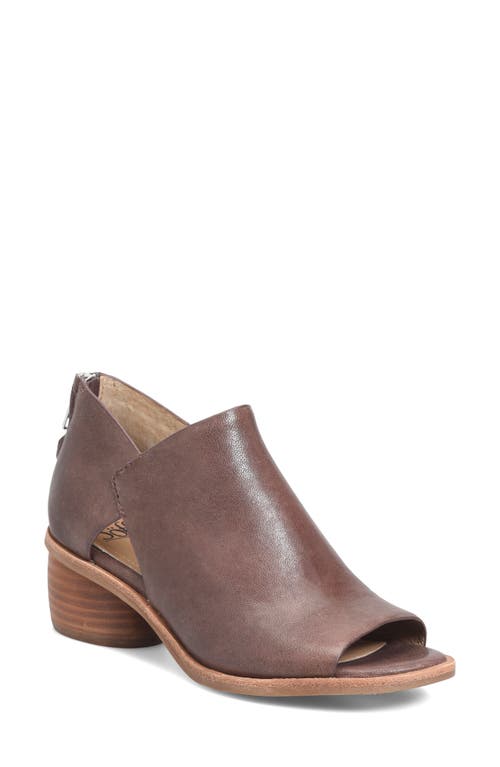 Carleigh Peep Toe Bootie in Cocoa Brown