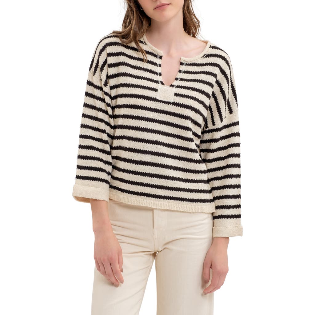 BLU PEPPER BLU PEPPER STRIPE SWEATER