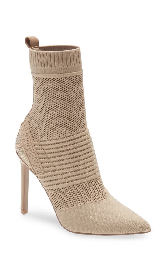Steve Madden Maxwelle Pointed Toe Knit Boot In Blush | ModeSens