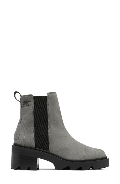 Shop Sorel Joan Now Waterproof Chelsea Boot In Quarry/black