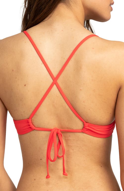 ROXY ROXY BEACH CLASSICS ATHLETICS TRIANGLE BIKINI TOP