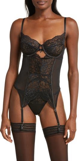 Coquette Embellished Strappy Underwire Bra & Panties