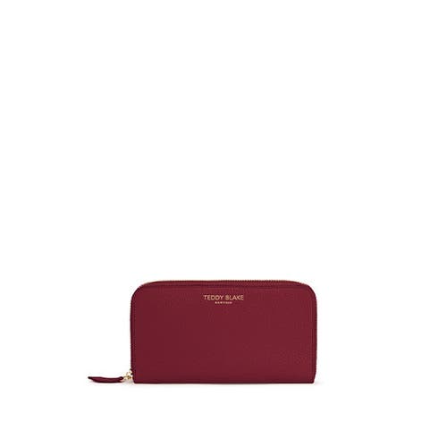 Teddy Blake Zipwallet Stampato In Red