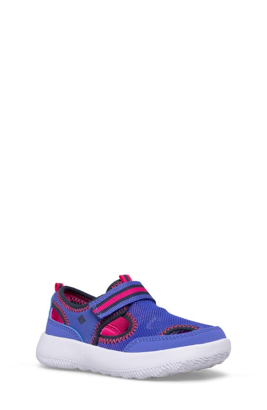 Sperry Kids' Coastal Break Sandal In Blue/ Pink
