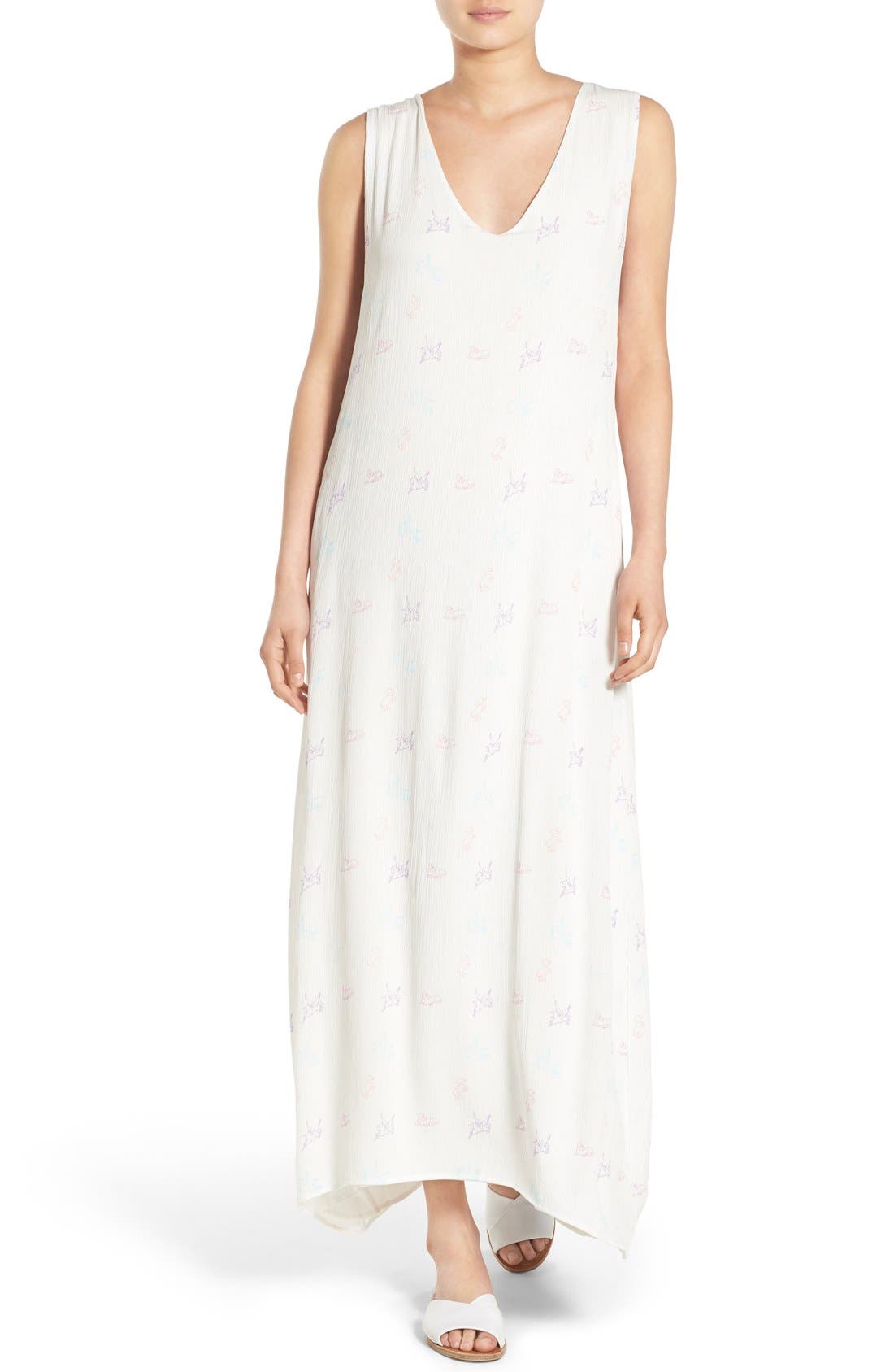 gauze maxi dress