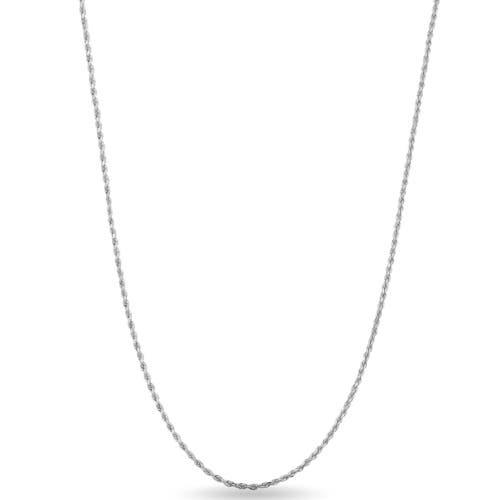 Donatello Gian Sterling Silver Super Long 30 Inch Necklace In Silver