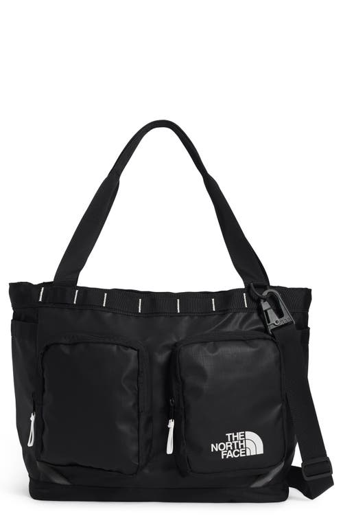 The North Face Base Camp Voyager Tote In Tnf Black/ Tnf White-npf