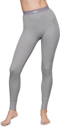 Buy Grey & White Ribbed Thermal Leggings 2 Pack 2-3 years
