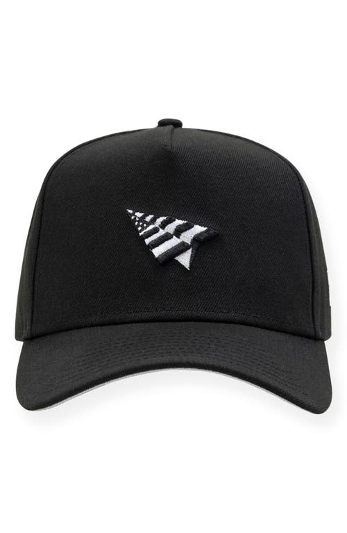 Paper Planes Logo 9forty A-frame Snapback Cap In Black